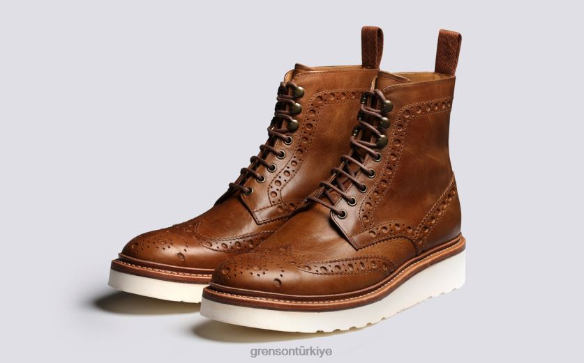 Grenson fred erkekler doğal bot ayakkabı B466H31