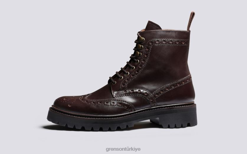Grenson fred erkekler kahverengi bot ayakkabı B466H32