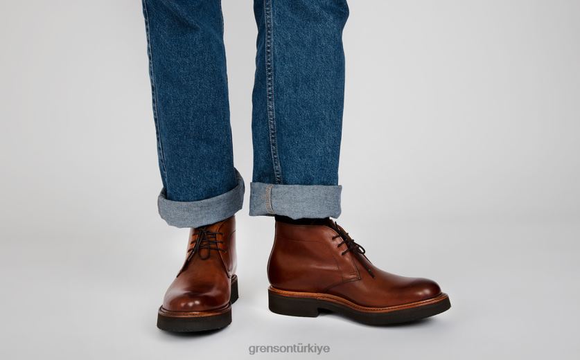 Grenson merhamet erkekler el boyaması bot ayakkabı B466H21