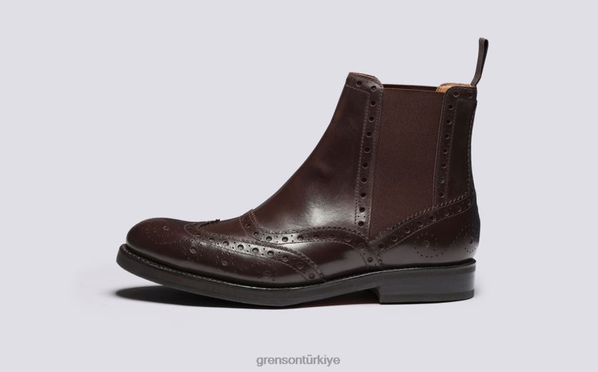 Grenson ralph erkekler kahverengi bot ayakkabı B466H55