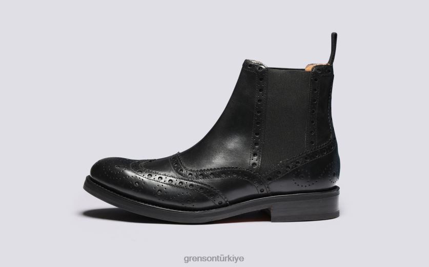 Grenson ralph erkekler siyah bot ayakkabı B466H56