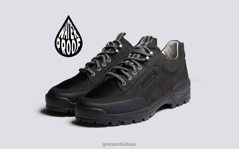 Grenson spor ayakkabı 54 erkekler siyah bot ayakkabı B466H62