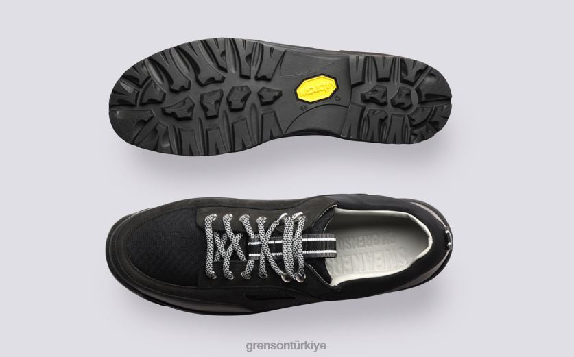 Grenson spor ayakkabı 54 erkekler siyah bot ayakkabı B466H62