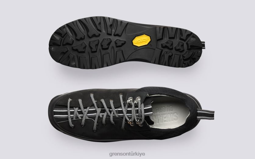 Grenson spor ayakkabı 70 erkekler siyah bot ayakkabı B466H63