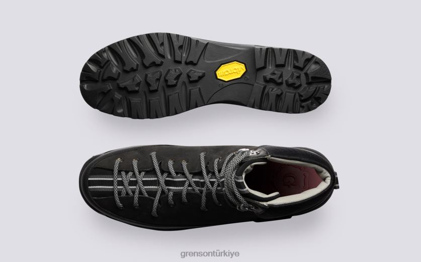 Grenson spor ayakkabı 71 erkekler siyah bot ayakkabı B466H42