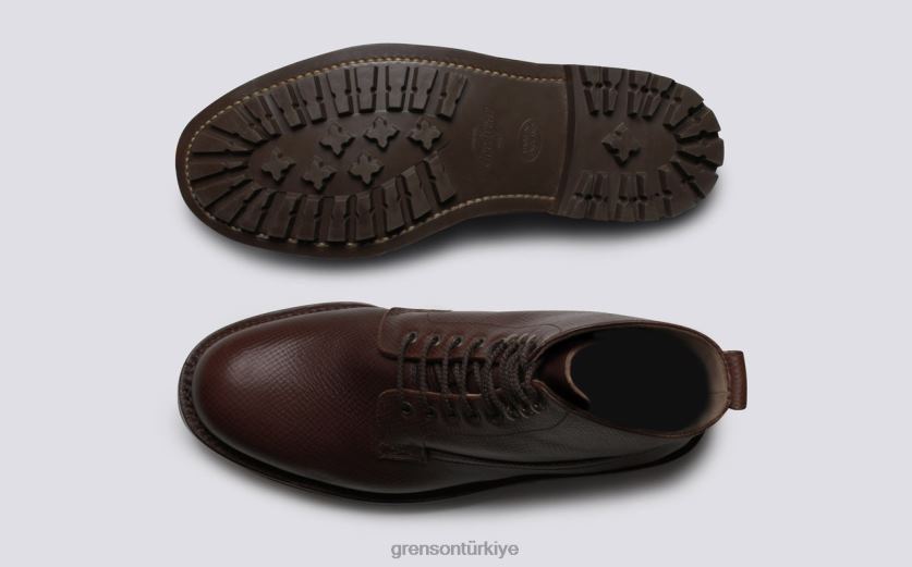 Grenson vincent erkekler kahverengi bot ayakkabı B466H44