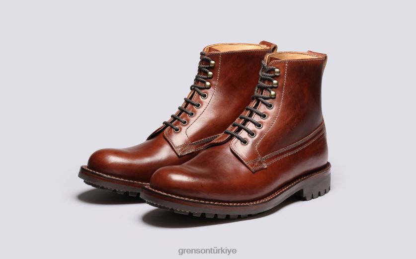 Grenson vincent erkekler koyu kahverengi bot ayakkabı B466H43