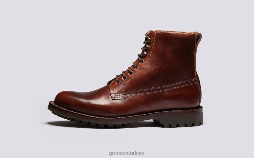 Grenson vincent erkekler koyu kahverengi bot ayakkabı B466H43