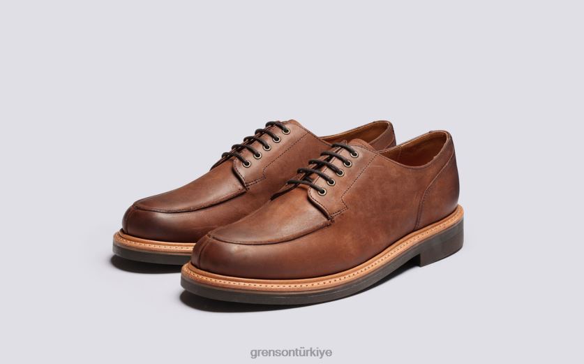 Grenson Mac erkekler Kahve derbi ayakkabı B466H164