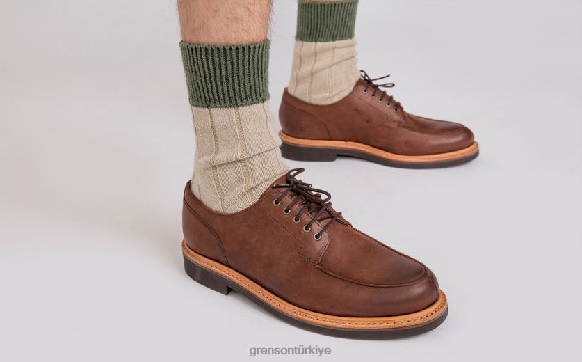 Grenson Mac erkekler Kahve derbi ayakkabı B466H164