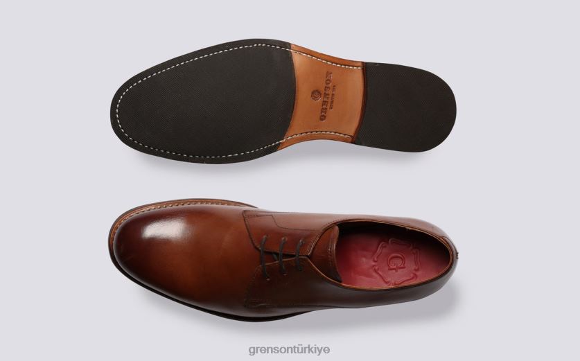 Grenson bahçıvan erkekler bronzlaşmak derbi ayakkabı B466H159