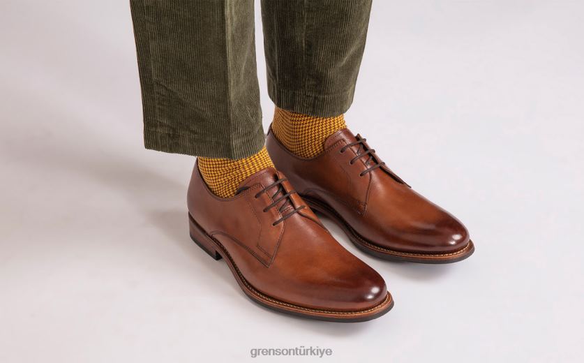 Grenson bahçıvan erkekler bronzlaşmak derbi ayakkabı B466H159