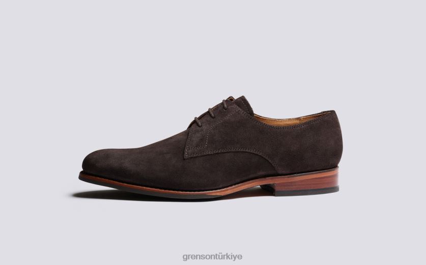 Grenson bahçıvan erkekler turba derbi ayakkabı B466H154