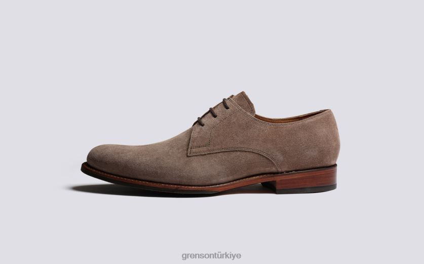 Grenson bahçıvan erkekler yer mantarı derbi ayakkabı B466H153