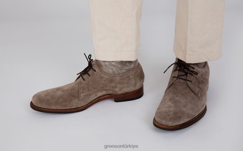 Grenson bahçıvan erkekler yer mantarı derbi ayakkabı B466H153