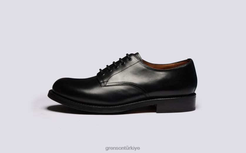 Grenson darryl erkekler siyah derbi ayakkabı B466H158
