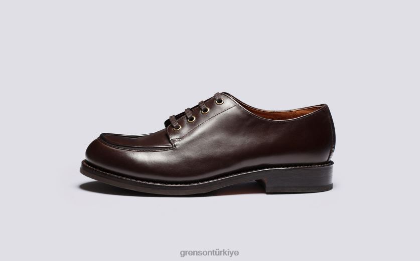 Grenson erik erkekler kahverengi derbi ayakkabı B466H161