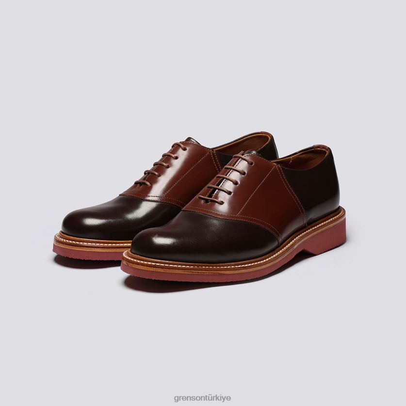 Grenson güzel erkekler ten rengi/kahverengi derbi ayakkabı B466H147