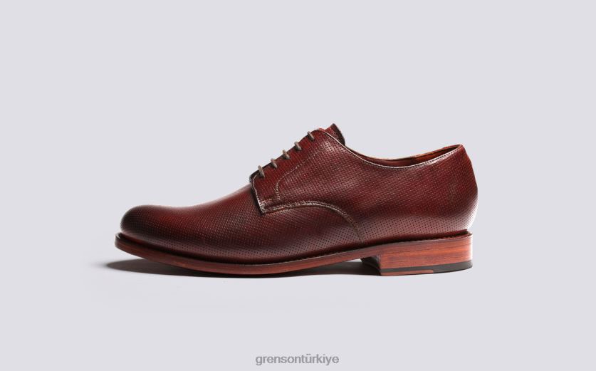 Grenson kısa erkekler bronzlaşmak derbi ayakkabı B466H145