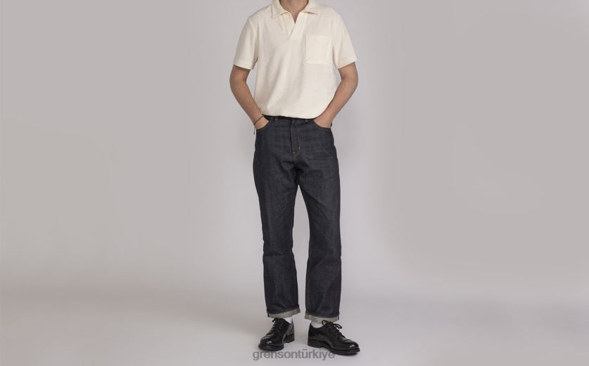 Grenson keith erkekler siyah derbi ayakkabı B466H163