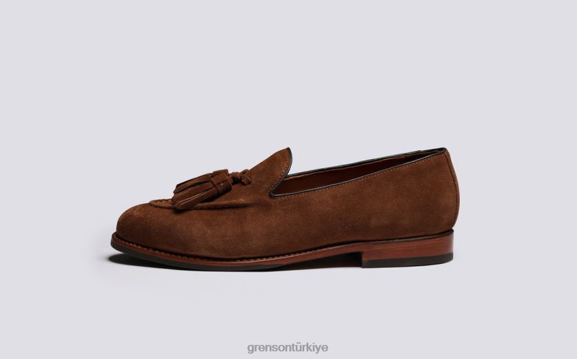 Grenson Merle erkekler şekerleme mokasen B466H140