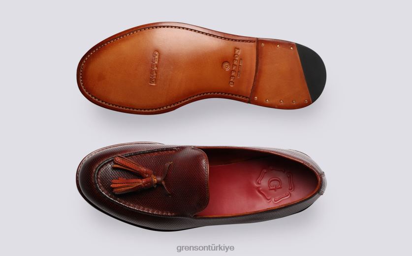 Grenson Merlin erkekler bronzlaşmak mokasen B466H132