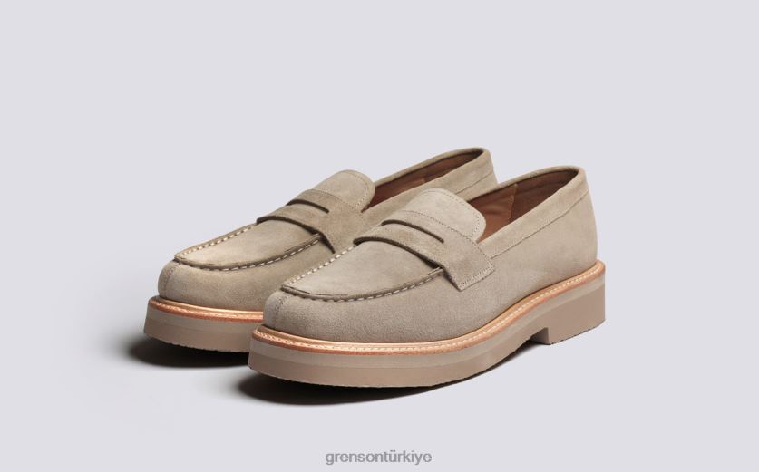 Grenson Peter erkekler kum mokasen B466H135