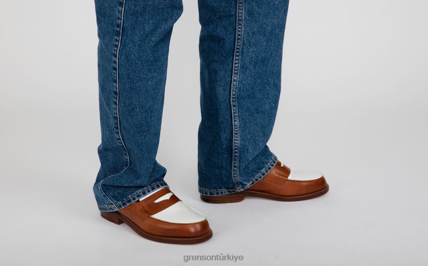 Grenson epsom erkekler konyak mokasen B466H127