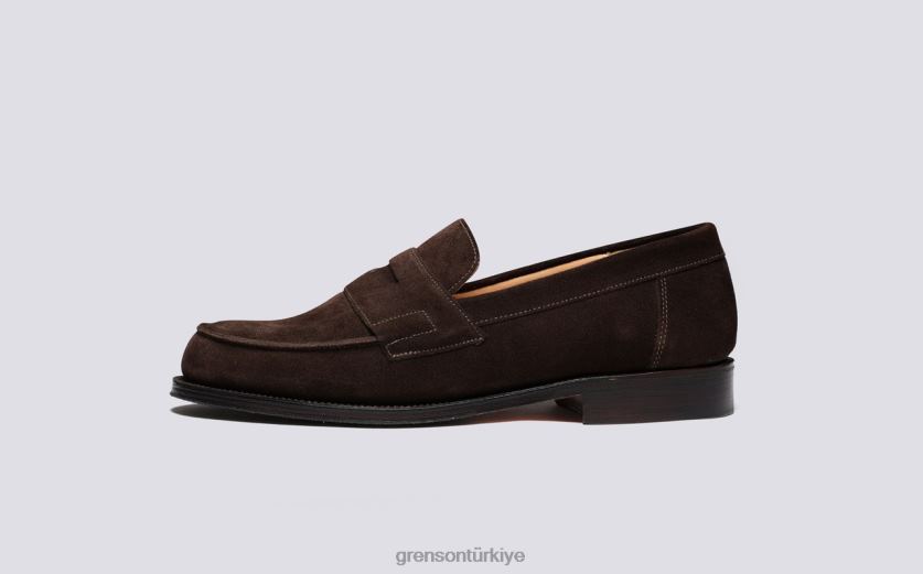 Grenson epsom erkekler yanmış meşe mokasen B466H128