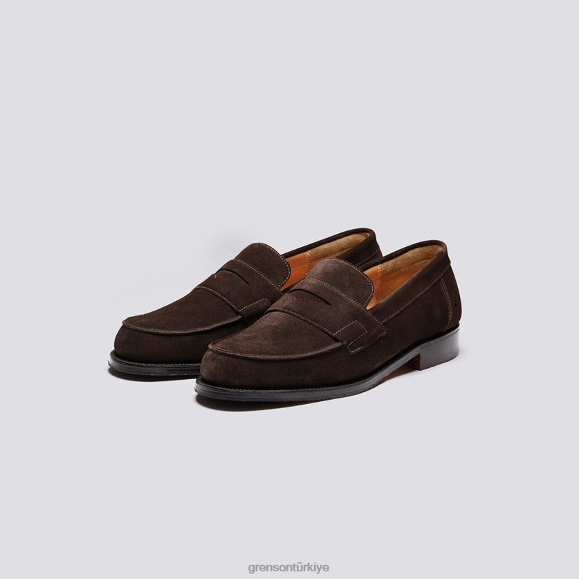 Grenson epsom erkekler yanmış meşe mokasen B466H128
