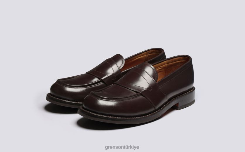 Grenson ernie erkekler kahverengi mokasen B466H143