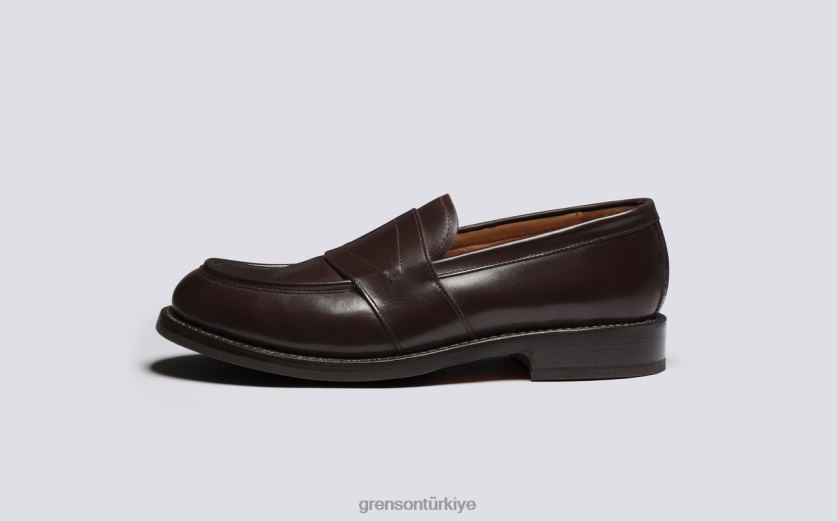 Grenson ernie erkekler kahverengi mokasen B466H143