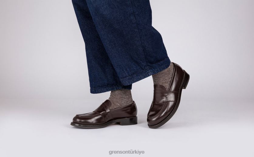 Grenson ernie erkekler kahverengi mokasen B466H143