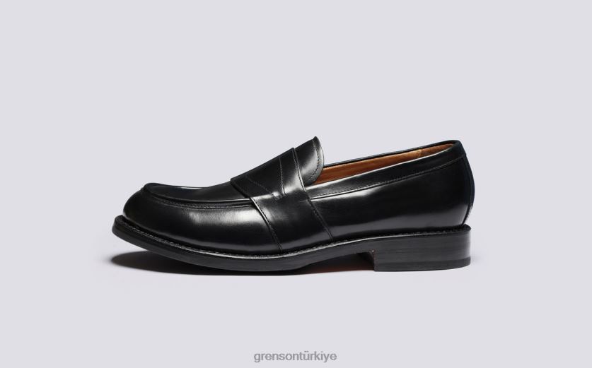 Grenson ernie erkekler siyah mokasen B466H144