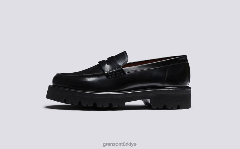 Grenson jefferson erkekler siyah mokasen B466H129