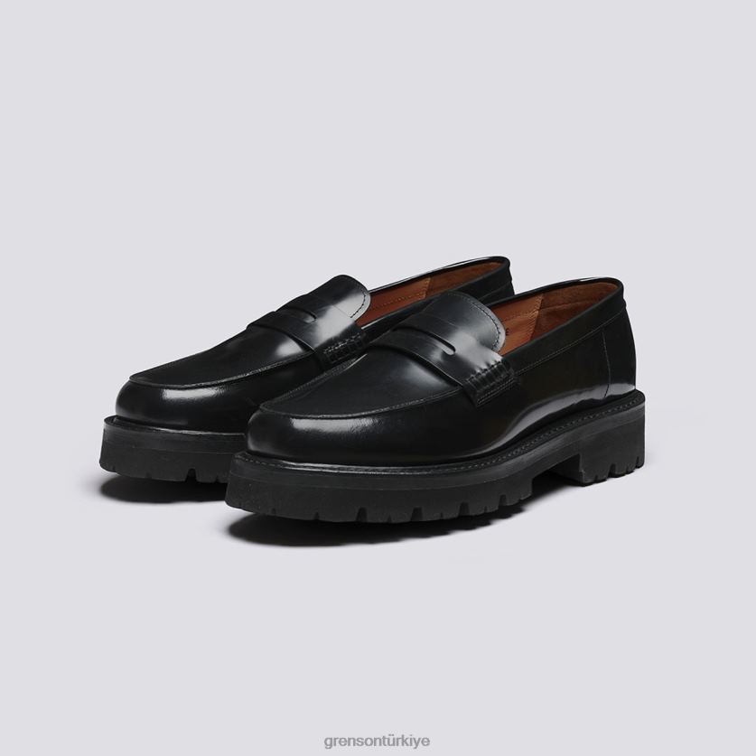 Grenson jefferson erkekler siyah mokasen B466H129