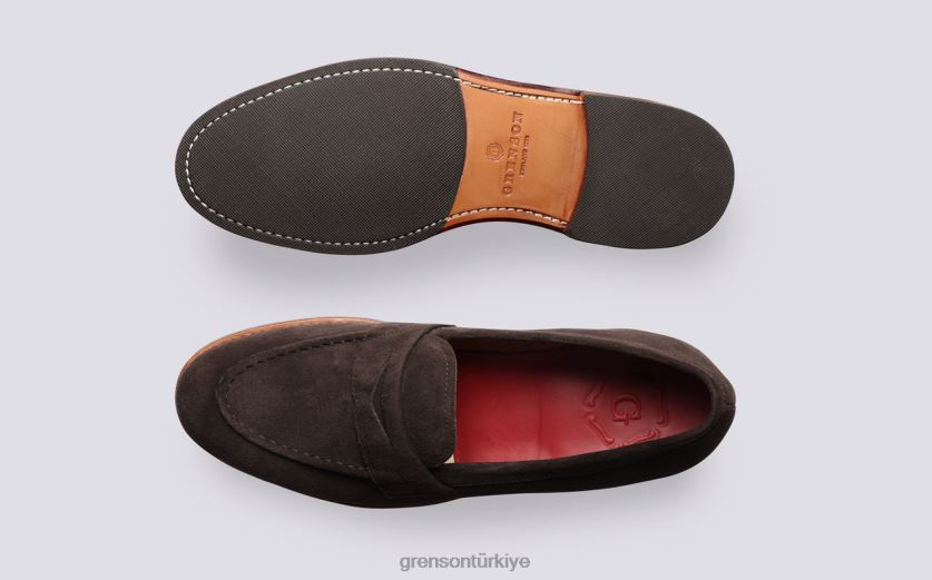 Grenson lloyd erkekler turba mokasen B466H131