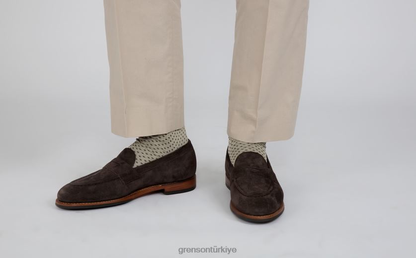 Grenson lloyd erkekler turba mokasen B466H131