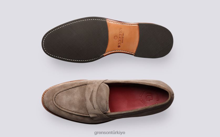 Grenson lloyd erkekler yer mantarı mokasen B466H130