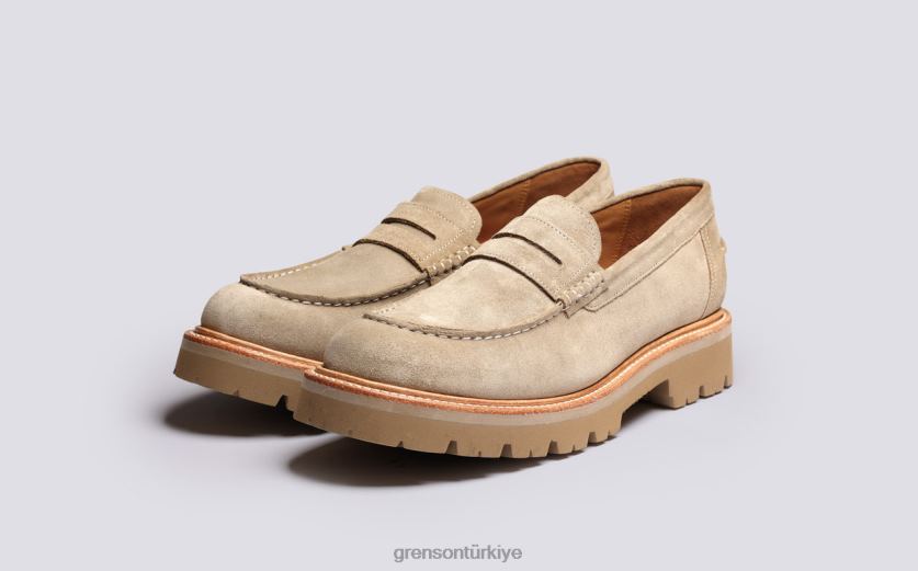 Grenson vals erkekler kum mokasen B466H137