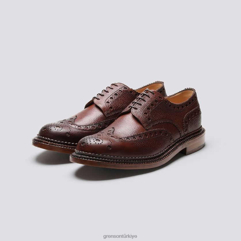 Grenson Archie erkekler koyu kahverengi resmi ayakkabı B466H68