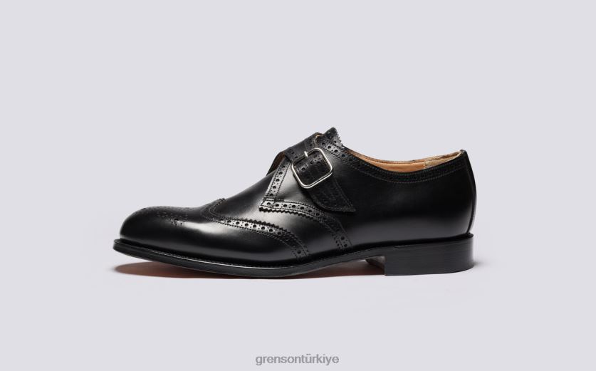 Grenson Shrewsbury erkekler siyah resmi ayakkabı B466H98