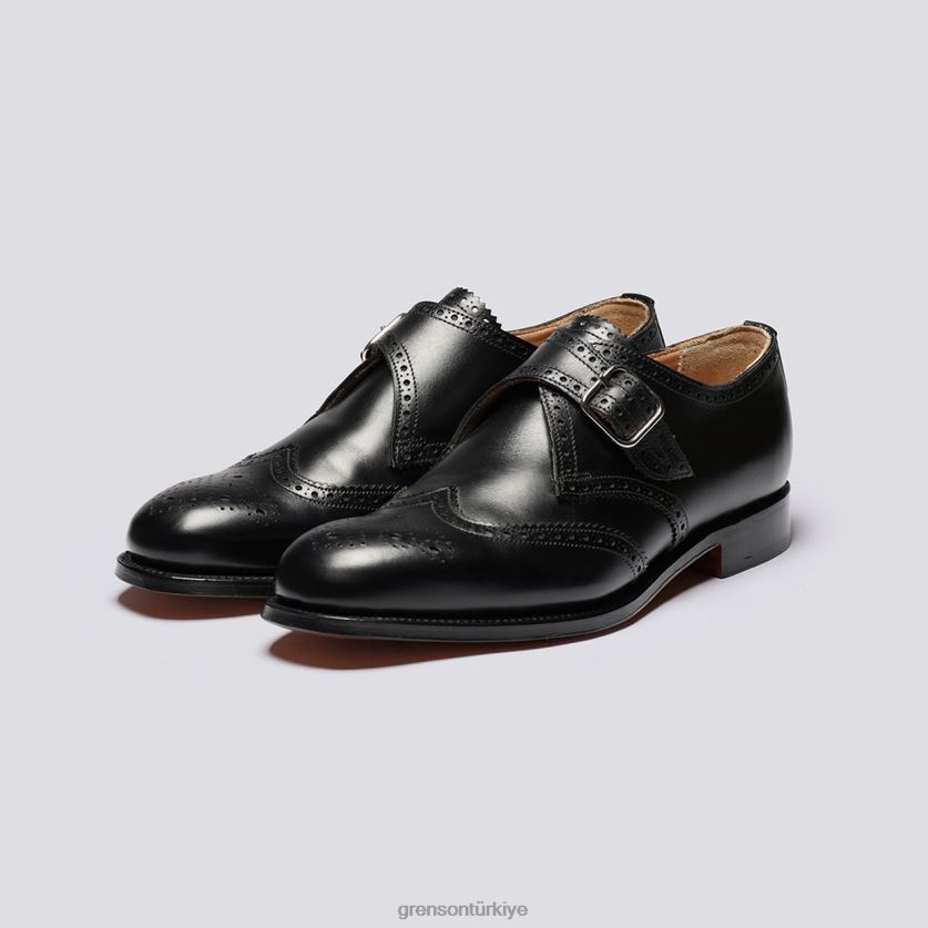 Grenson Shrewsbury erkekler siyah resmi ayakkabı B466H98