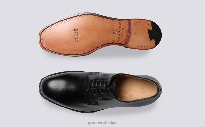 Grenson Winchester erkekler siyah resmi ayakkabı B466H100