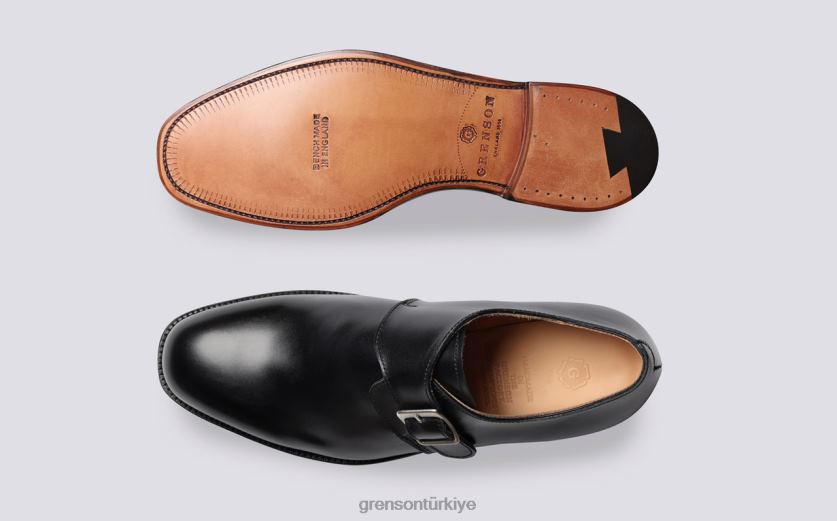 Grenson arundel erkekler siyah resmi ayakkabı B466H69