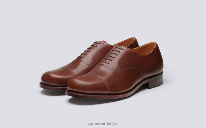 Grenson ayakkabı 2 erkekler kahverengi resmi ayakkabı B466H93
