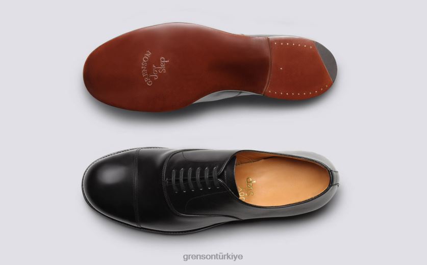 Grenson ayakkabı 2 erkekler siyah resmi ayakkabı B466H94
