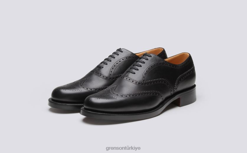 Grenson ayakkabı 4 erkekler siyah resmi ayakkabı B466H96