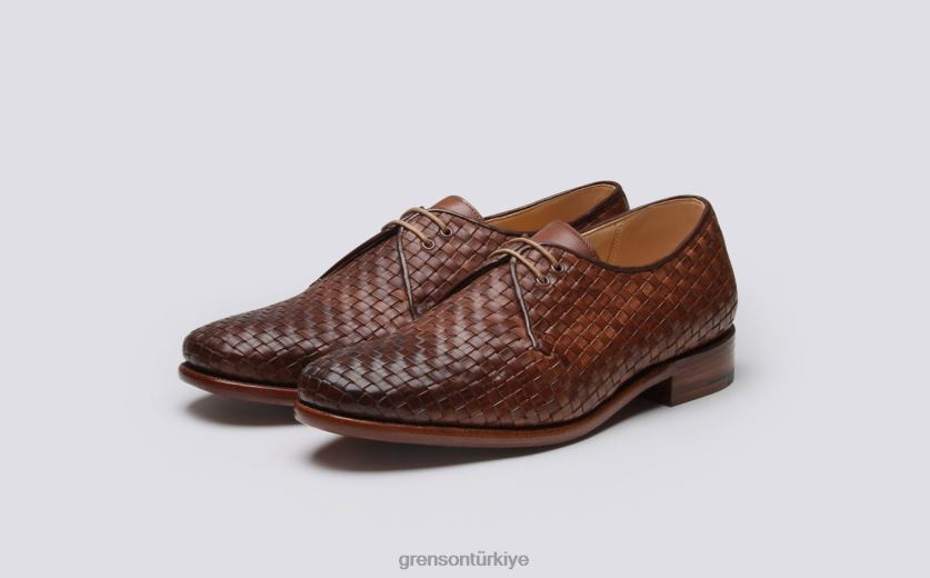 Grenson ayakkabı 7 erkekler kahverengi resmi ayakkabı B466H97