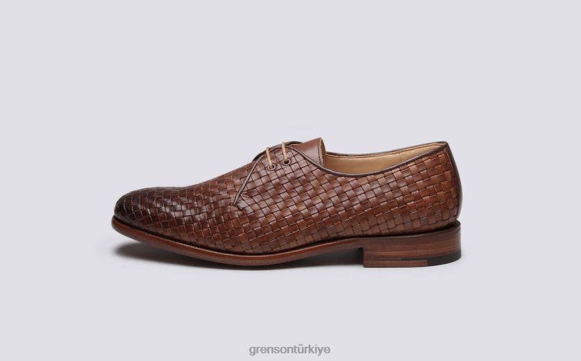 Grenson ayakkabı 7 erkekler kahverengi resmi ayakkabı B466H97